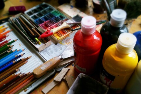 Paint and art supplies