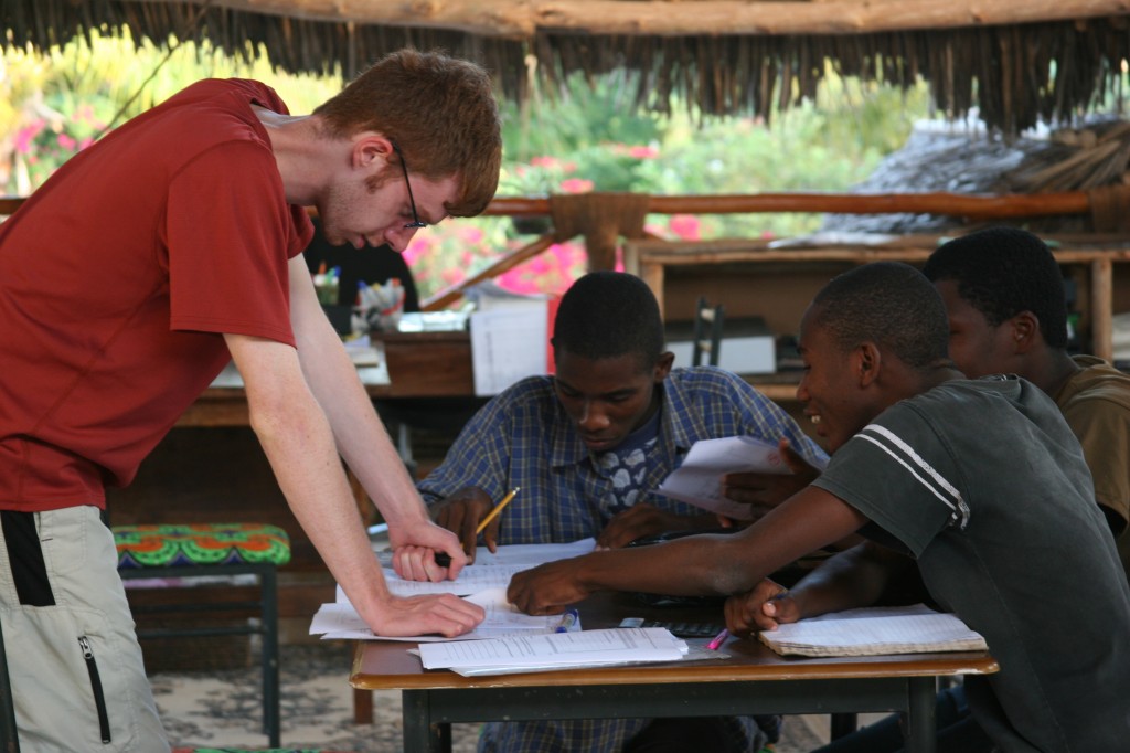 Tanner Mastaw Interns at Tamani Foundation in Zanzibar